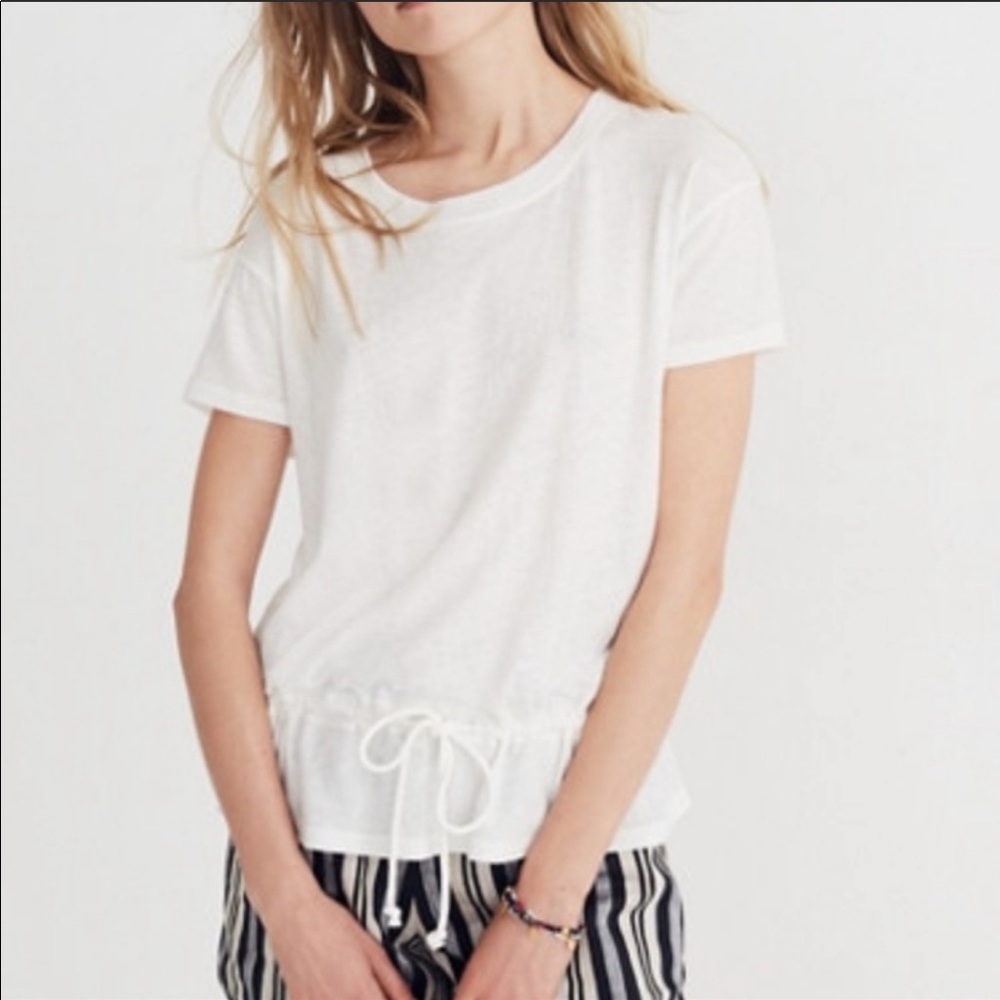 Madewell Cotton Draw string top